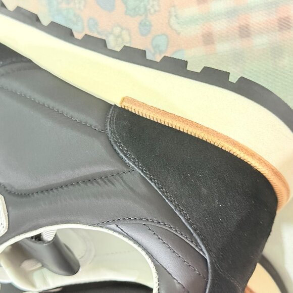 Dunhill Black Wavy Suede Sneakers - Picture 6 of 9